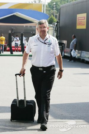 Ross Brawn, chefe da equipe Mercedes AMG F1