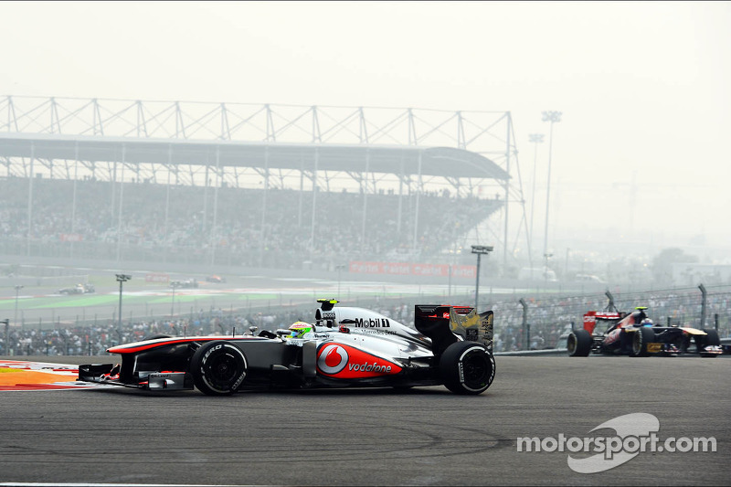 El mejor resultado con McLaren, GP de India 2013