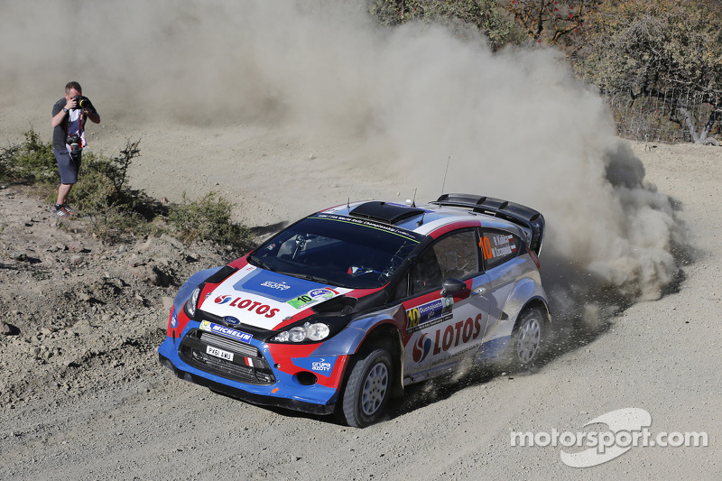 Robert Kubica e Maciek Szczepaniak, Ford Fiesta WRC