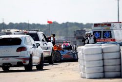 #08 RSR Racing ORECA FLM09: Chris Cumming, Alex Tagliani, Rusty Mitchell