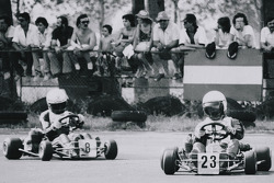 Terry Fullerton devant Ayrton Senna à Lido de Jesolo