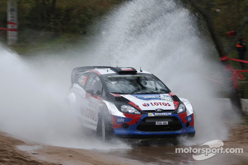 Robert Kubica e Maciek Szczepaniak, Ford Fiesta WRC