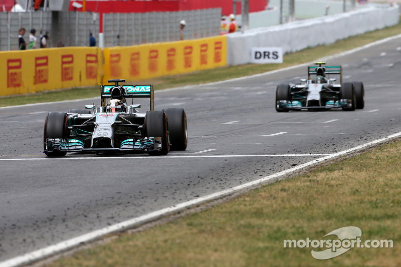 Lewis Hamilton, Mercedes AMG F1 Team y Nico Rosberg, Mercedes AMG F1 Team