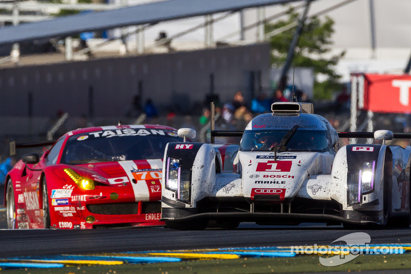 #1 Audi Sport Joest Takımı Audi R18 E-Tron Quattro: Lucas Di Grassi, Marc Gene, Tom Kristensen