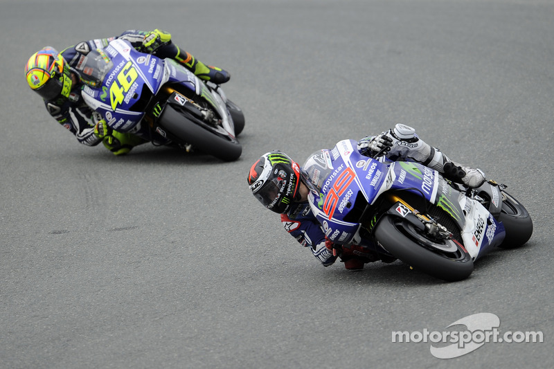 Valentino Rossi y Jorge Lorenzo