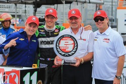 James Sulli Sullivan, Sébastien Bourdais, Kevin Kalkhoven en Jimmy Vasser