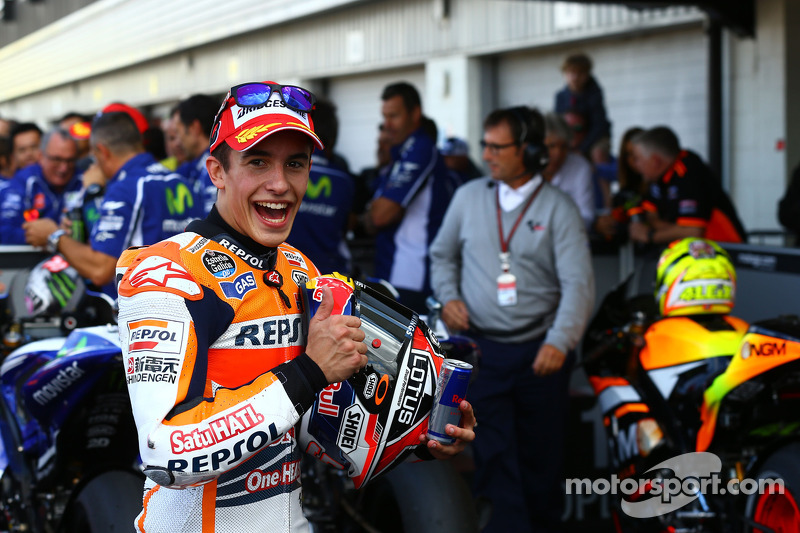 Race winner Marc Marquez