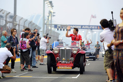 Jules Bianchi, Marussia F1 Team en el desfile de pilotos
