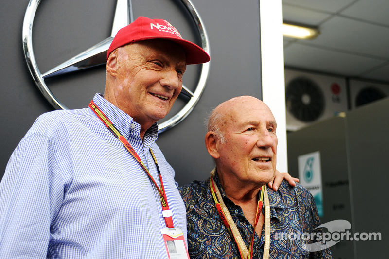 Niki Lauda und Stirling Moss