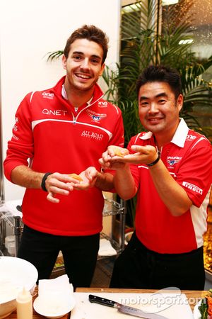 Jules Bianchi, Marussia F1 Team en la hora feliz del Marussia F1 Team 