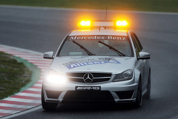 The FIA Medical Car is called onto the circuit to tend to Jules Bianchi, Marussia F1 Team