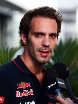 Jean-Eric Vergne, Scuderia Toro Rosso with the media