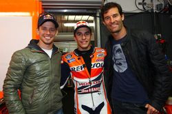 Casey Stoner, Marc Marquez y Mark Webber