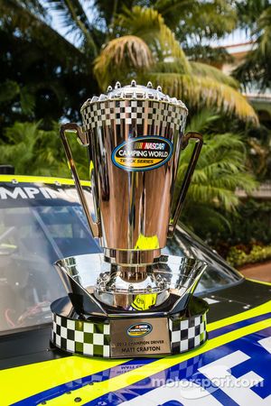 NASCAR Camping World Truck Series champion driver trophy