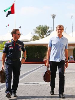 Christian Horner avec Mrio Illien (Ilmor)