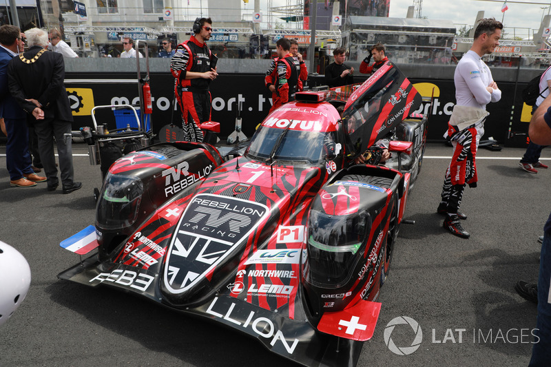 #1 Rebellion Racing Rebellion R-13: Andre Lotterer, Neel Jani, Bruno Senna