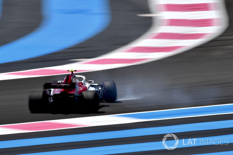 Charles Leclerc, Sauber C37, melintir