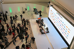 The Sahara Force India F1 Team 2015 livery unveil in the Soumaya Museum