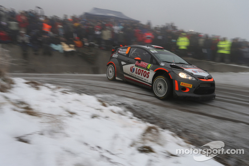 Robert Kubica und Maciek Szczepaniak, Ford Fiesta WRC