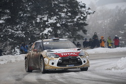 Sébastien Loeb y Daniel Elena, con el Citroën DS3 WRC, del Citroën Total Abu Dhabi World Rally Team