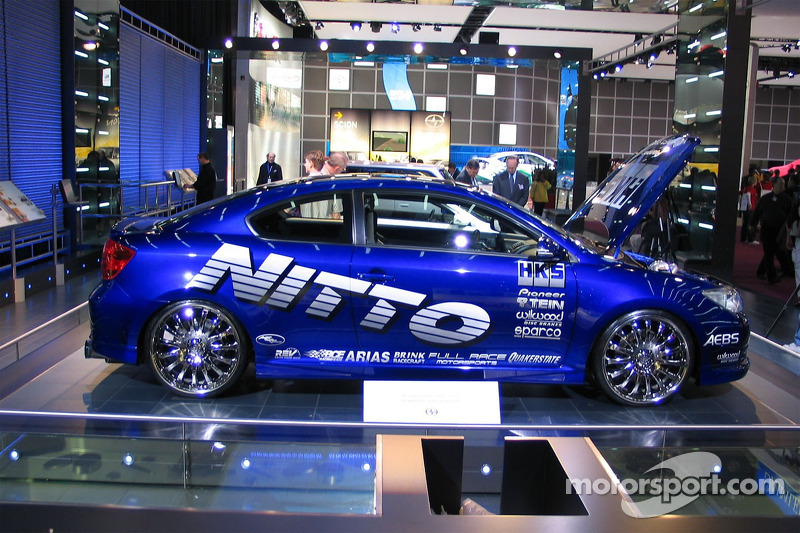 Nitto Tires Scion Tc At North American International Auto Show Detroit Nitto Tires Scion Tc