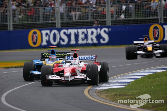 Jarno Trulli y Fernando Alonso