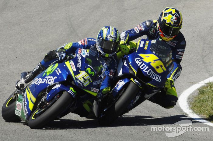 Valentino Rossi y Sete Gibernau