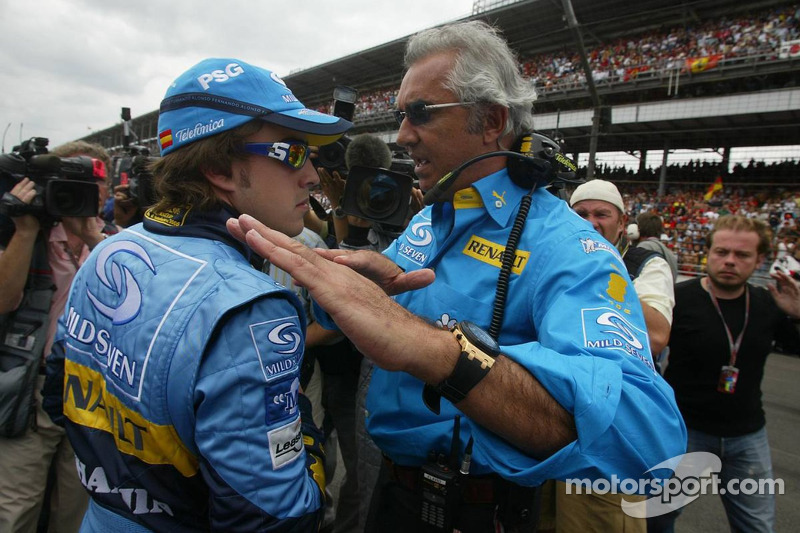 Fernando Alonso y Flavio Briatore