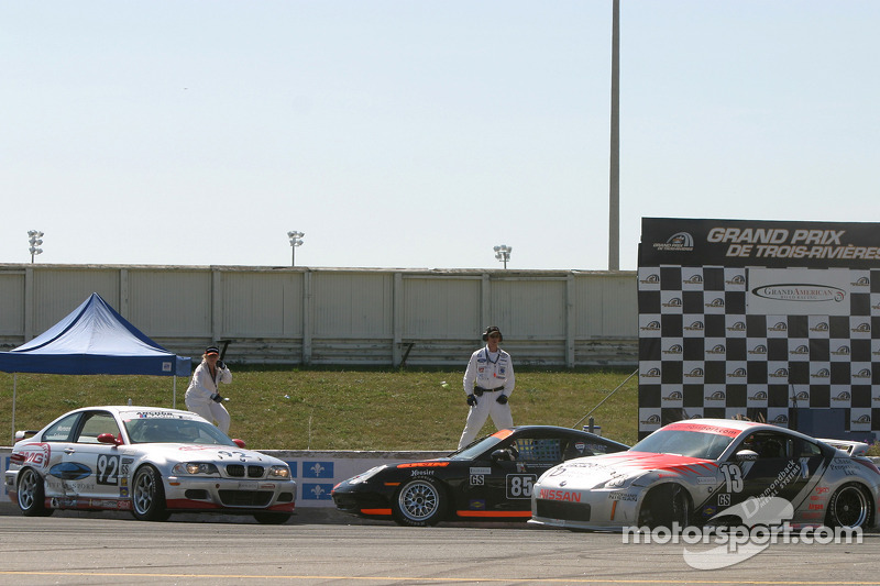 #13 Unitech Racing Nissan 350Z: David Murry, Blake Rosser, #85 Knobel Racing Porsche 996: Joe Fox, C