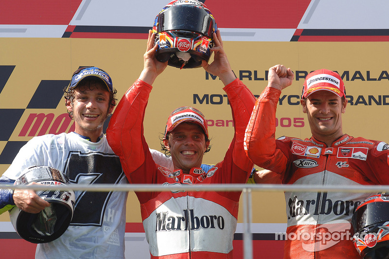 Sepang 2005: Titel Nummer 7 mit P2 hinter Loris Capirossi