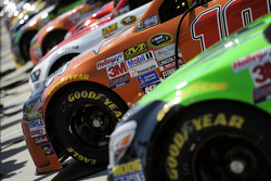 Cars lined up