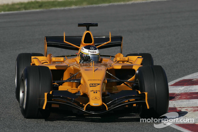 Pedro de la Rosa test de McLaren MP4-21