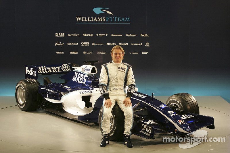 Nico Rosberg with the new Williams FW28