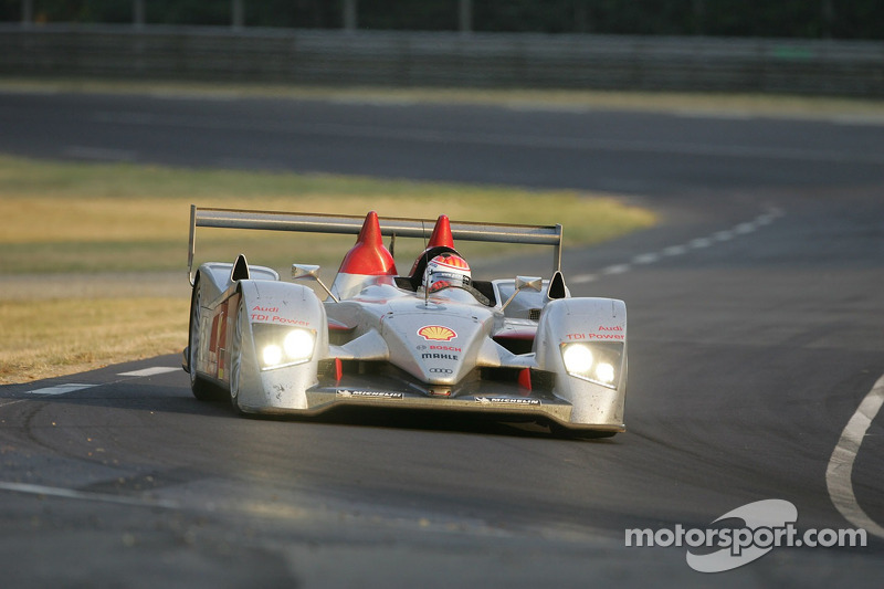 #8 Audi Sport Team Joest Audi R10: Marco Werner, Frank Biela, Emmanuele Pirro