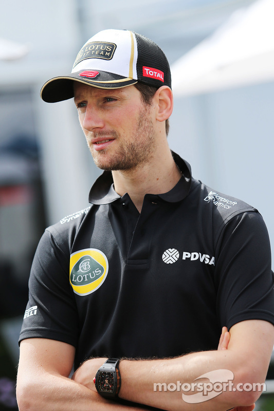 罗曼·格罗斯让, 路特斯f1车队