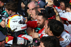 Derde plaats Sebastian Vettel, Ferrari