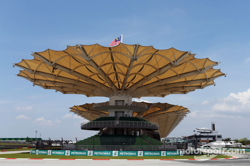 Tribuna en el circuito de Sepang 