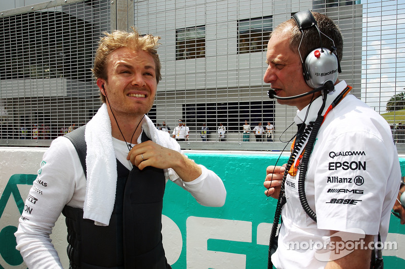 Nico Rosberg, Mercedes AMG F1 on the grid