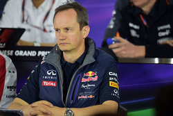 Paul Monaghan, chef ingénieur Red Bull Racing lors de la conférence de presse de la FIA