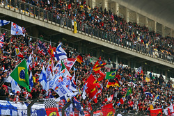 Des fans dans la tribune