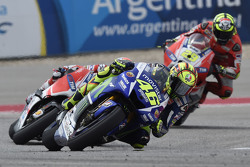 Валентино Росси, Yamaha Factory Racing и Андреа Довициозо и Андреа Янноне, Ducati Team