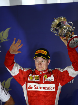 Le deuxième place Kimi Raikkonen, Ferrari