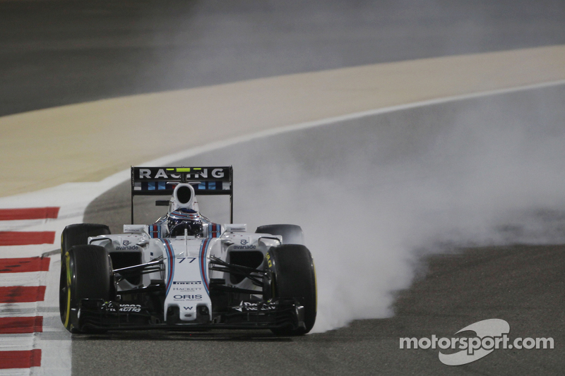 Valtteri Bottas, Williams FW37 bloqueo de frenos