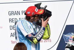 Podio: ganador Valentino Rossi, de Yamaha Factory Racing