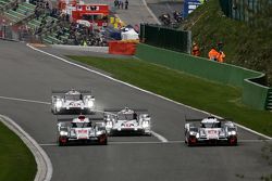 #7 Audi Sport Team Joest, Audi R18 e-tron quattro: Marcel Fässler, André Lotterer, Benoit Treluyer u