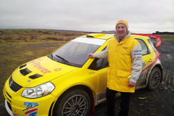 Гвиндаф Эванс. Тесты Suzuki SX4 WRC. Уэльс, 2010 год.