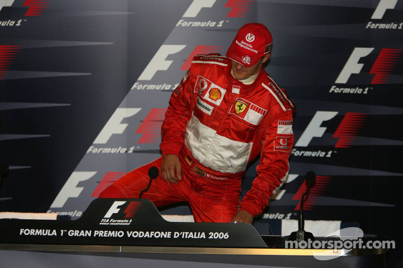 FIA press conference: race winner Michael Schumacher