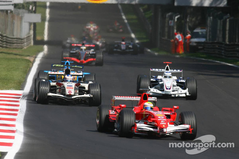 Felipe Massa and Jenson Button