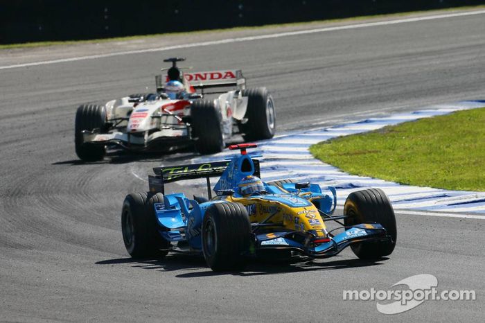 Fernando Alonso and Jenson Button