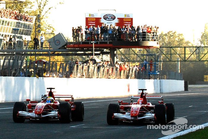 Felipe Massa e Michael Schumacher